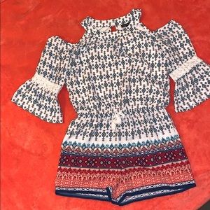 Girls size large romper